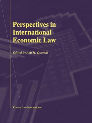cover image of Perspectives in International Economic Law
